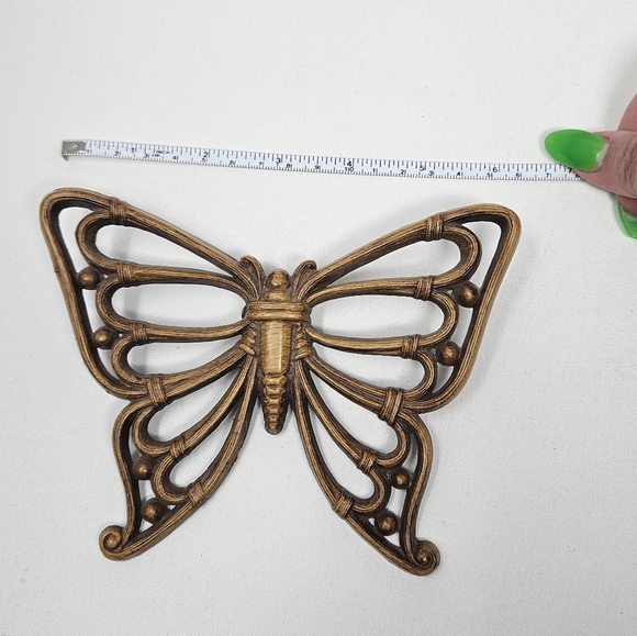 Vintage 60s 70s Home Co. Butterfly wall decor 3pc set. - Picture 7 of 9